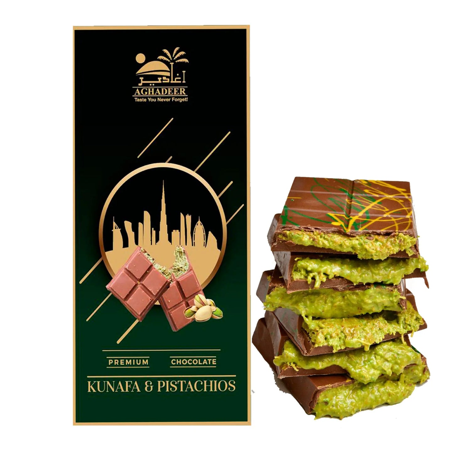 Kunafa Pistachio 200g – Traditional Arabic Sweet - My Chocolate