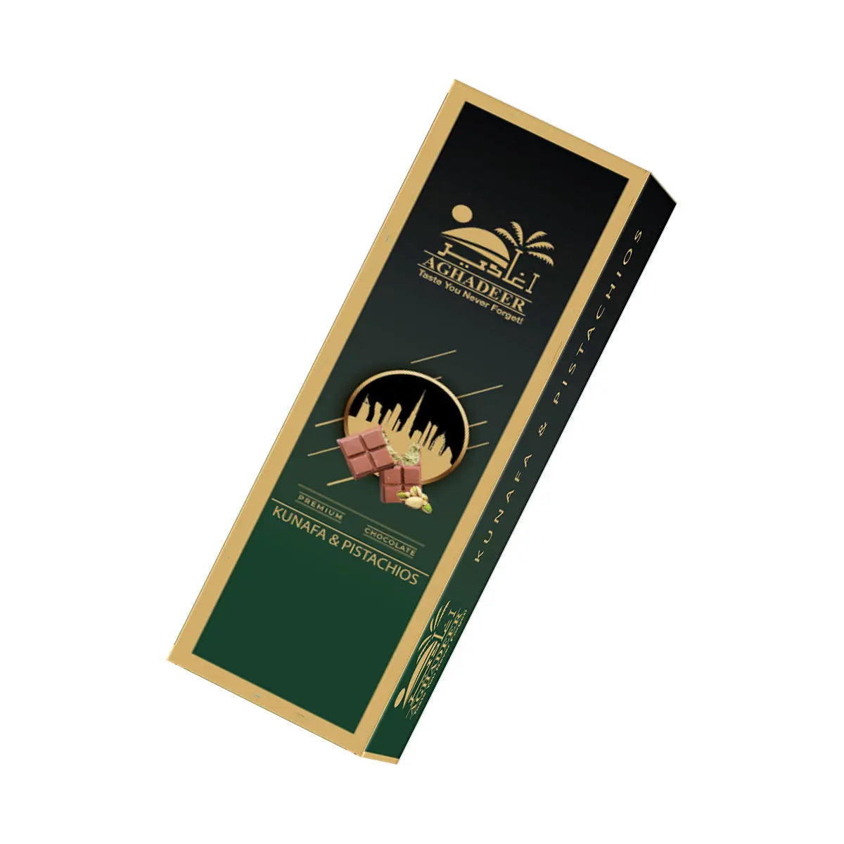 Kunafa Pistachio Chocolate 40g – A Viral Kunafa Sensation with Dubai Chocolate - My Chocolate