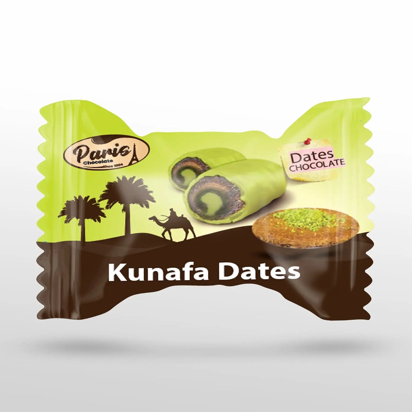 Kunafa Chocolate Dates 1kg – Made with Premium Paris Chocolate & High-Quality Pistachios - My Chocolate