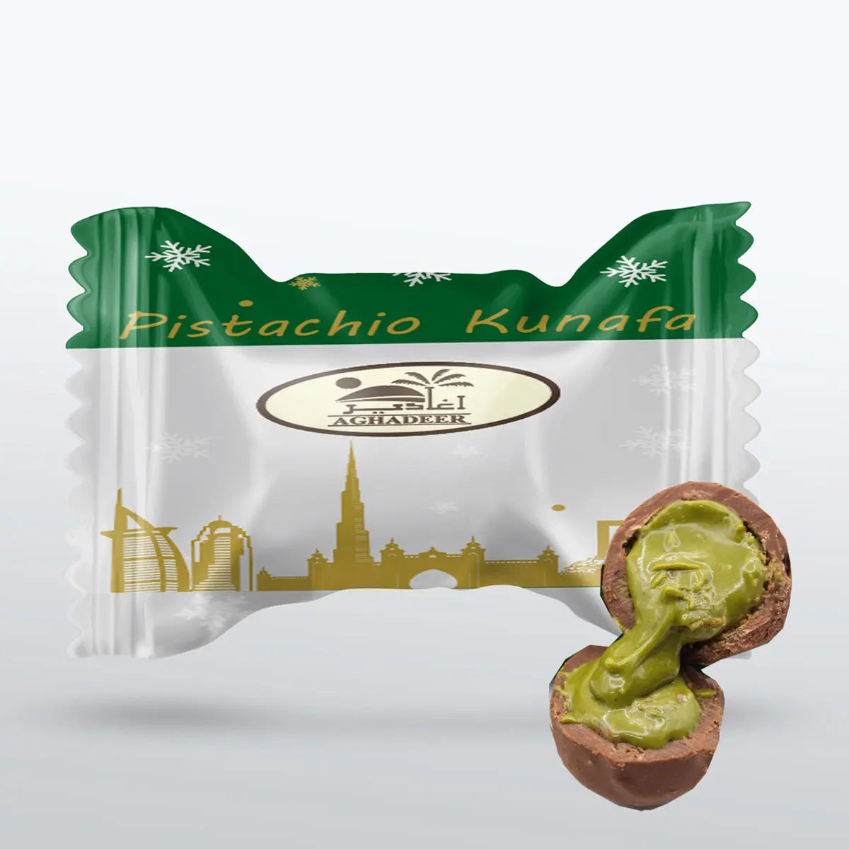 Kunafa Pistachio Chocolate Balls 1kg Pack – Now 50% Off | Made with Premium Paris Chocolate - My Chocolate