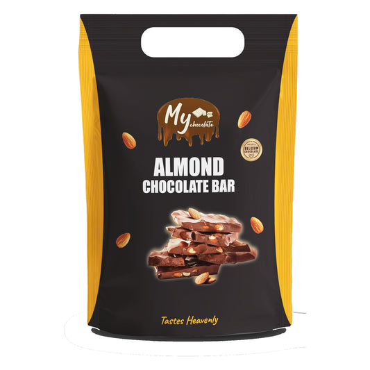 Buy Almond Chocolate Bar 200g Online | Premium Almond Chocolate My Chocolate