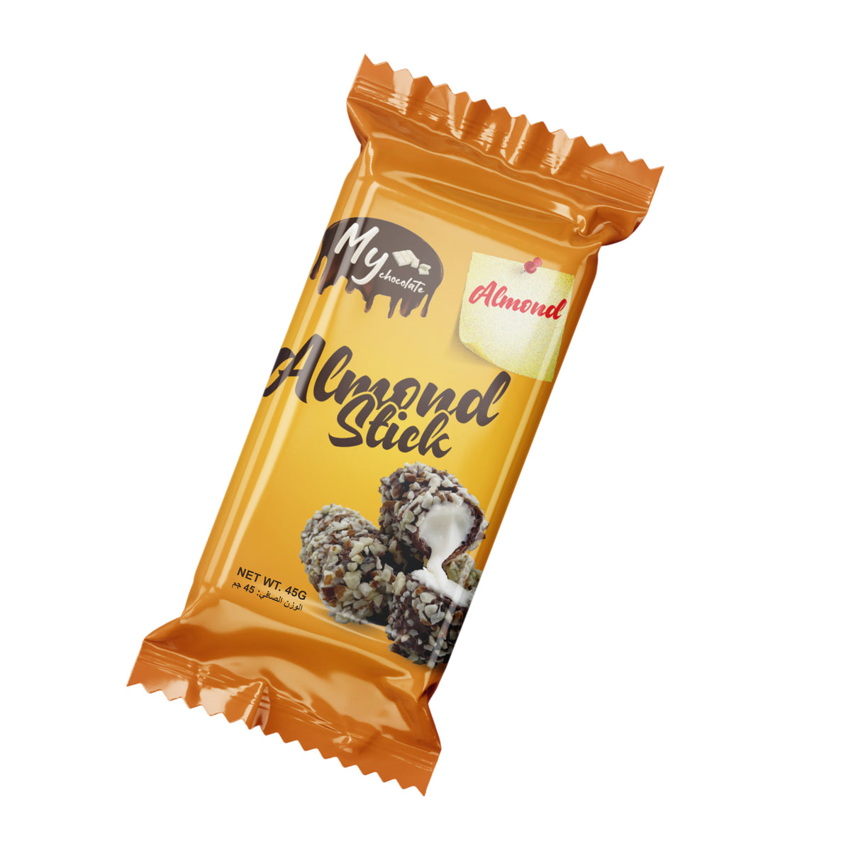 Choco Wafer Stick Almond 45g – Chocolate Wafer Sticks with Almond My Chocolate
