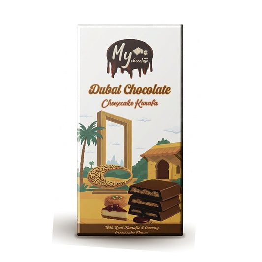 Dubai Chocolate Cheesecake Kunafa – 100g My Chocolate