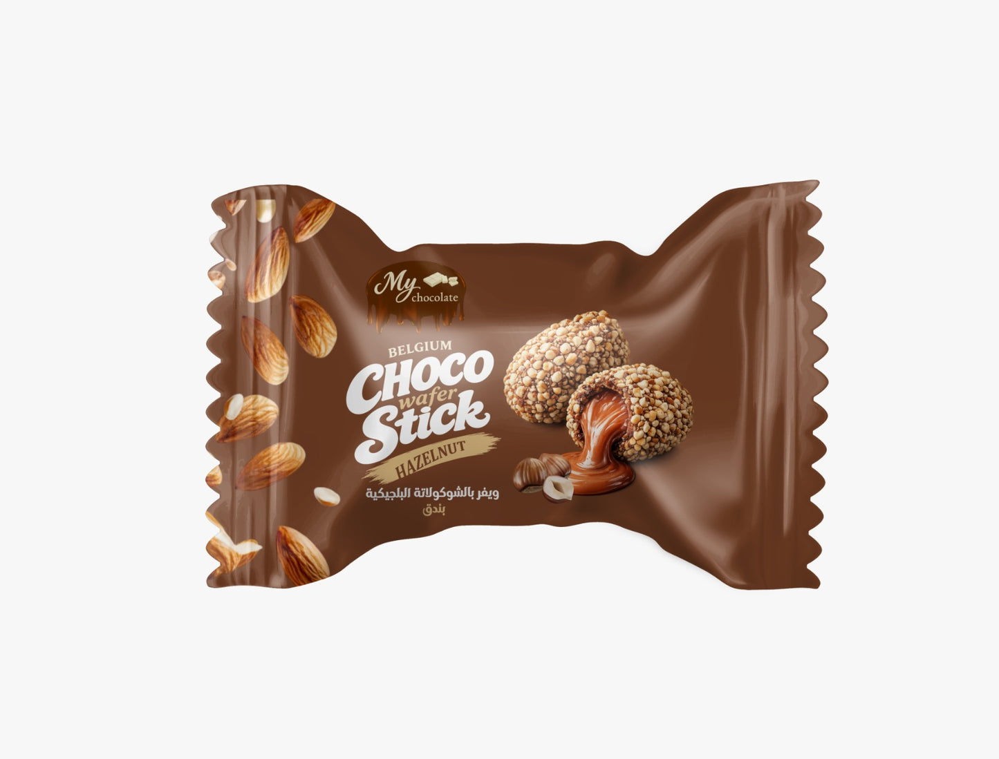 Hazelnut Cream Choco Wafer Stick 1kg – Crispy Wafer, Creamy Hazelnut Filling & Crunchy Almond Coating My Chocolate
