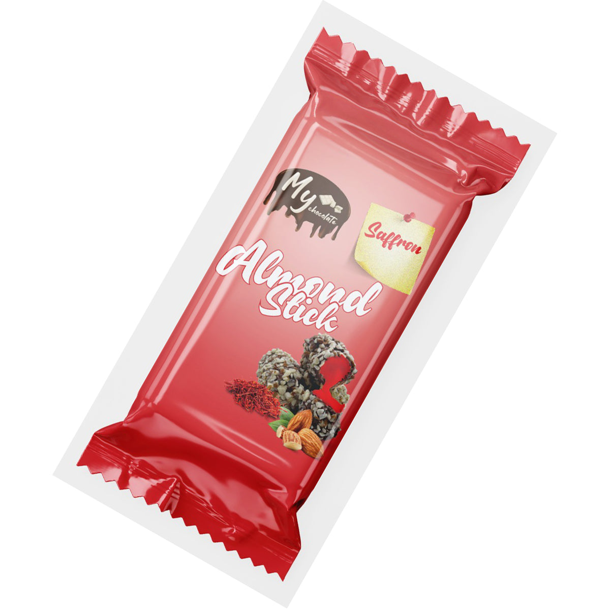Saffron Almond Stick 45g My Chocolate